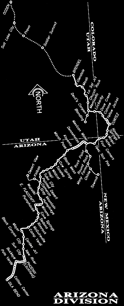 Arizona Division Map